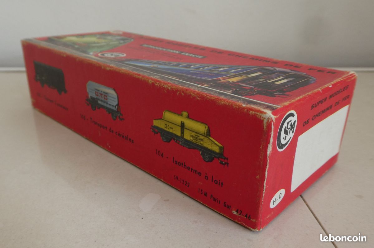 WAGON CITERNE À essieux "ESSO" SNCF HO HOrnby acHO Ref. 7100 en état