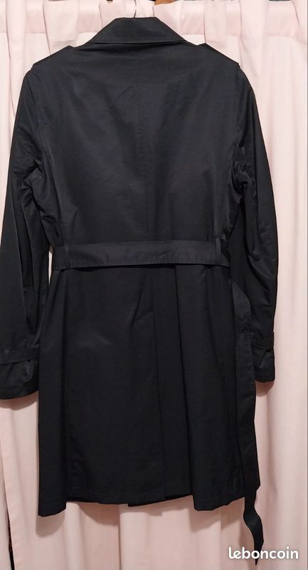 Trench homme noir 44/46 (image 11)