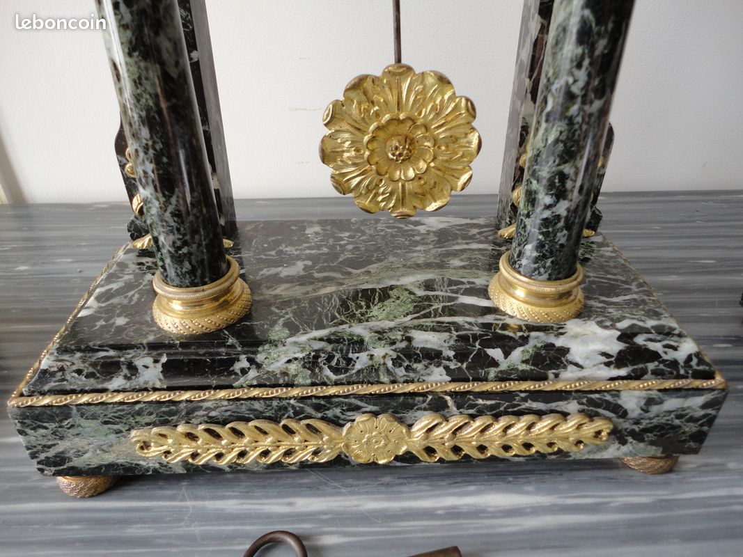 Garniture de cheminée Pendule style Empire (image 6)