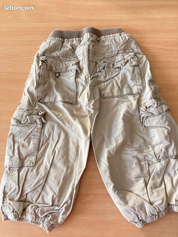 Pantalon marron clair 24 mois (image 2)