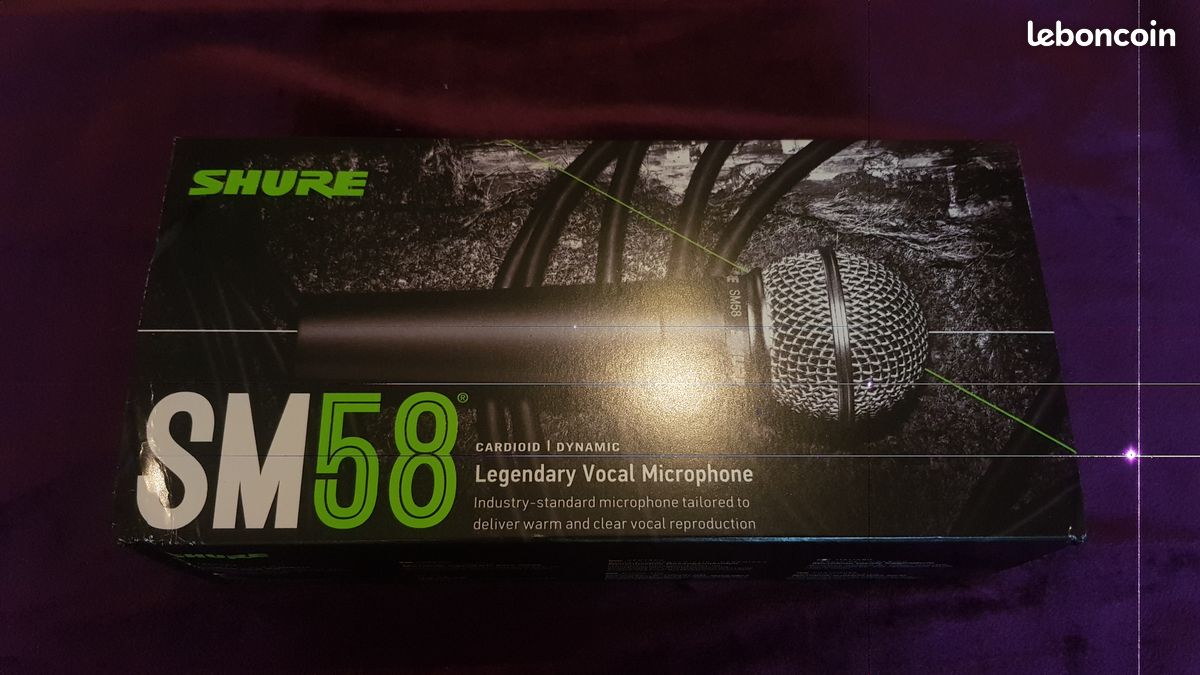 Micro filaire shure SM58 Neuf (image 1)