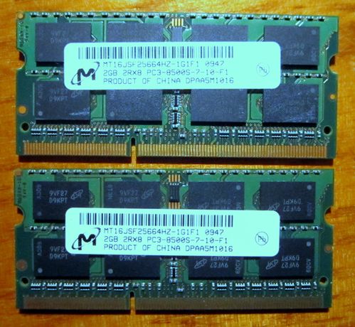 Lot de 50 barrettes RAM Samsung - SO-DIMM - 1 Go - DDR3 - PC3-8500S