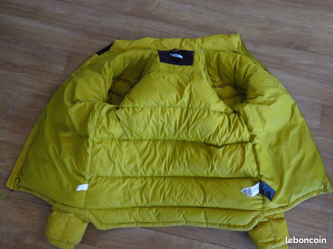 Doudoune homme THE NORTH FACE jaune noir Diablo Down en duvet