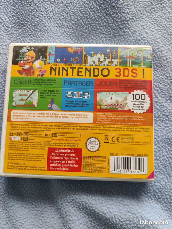 Super Mario Maker Jeu Nintendo 3DS (image 13)