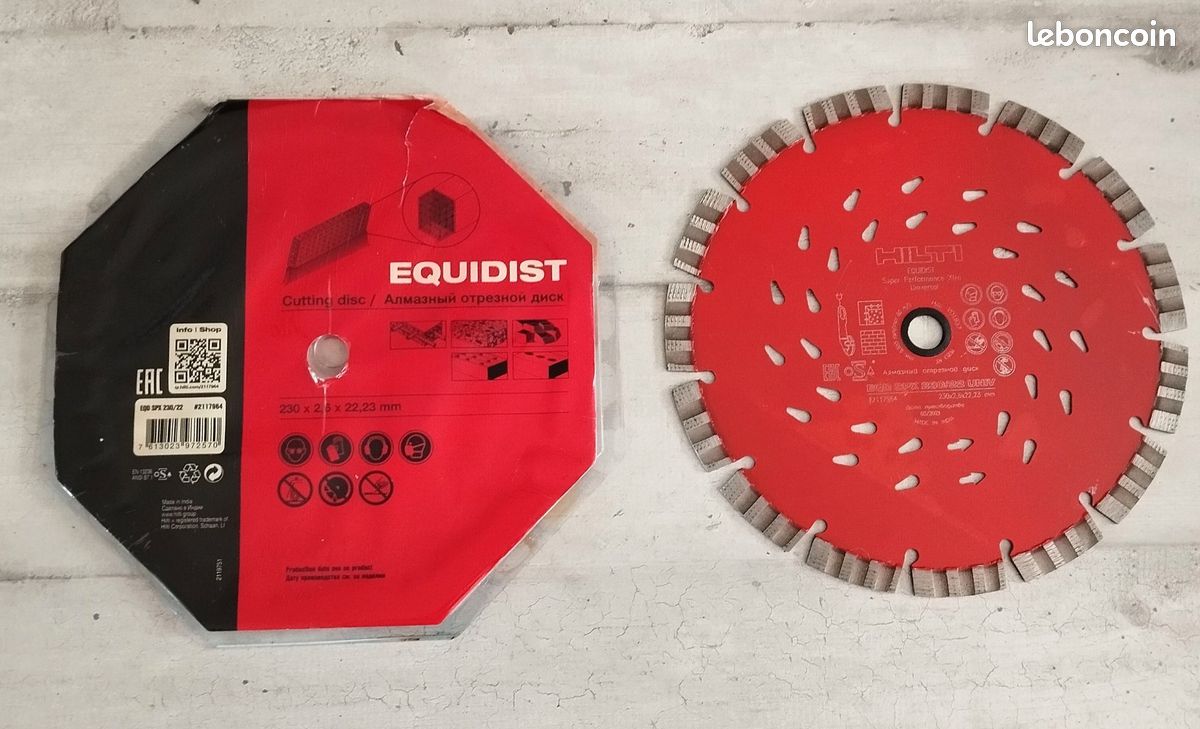 Disque Diamant Hilti 230 Mm - Neuf Sous Emballage