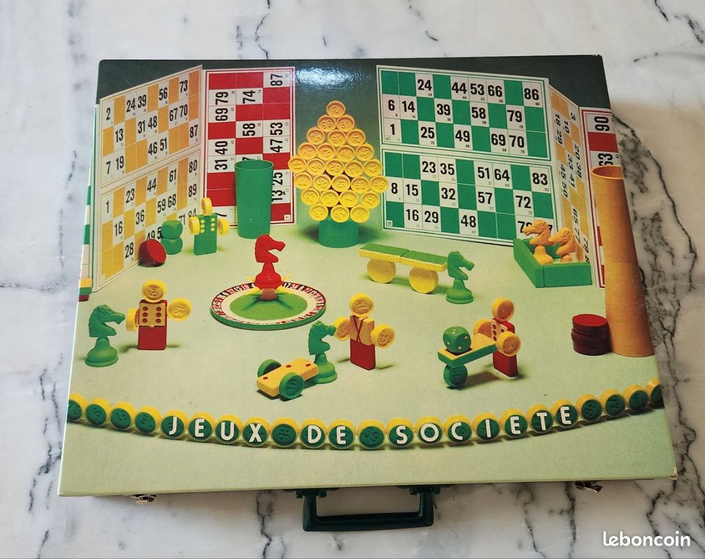 Malette de jeux de société vintage - Jeux & Jouets Malette de jeux de société vintage - Jeux & Jouets