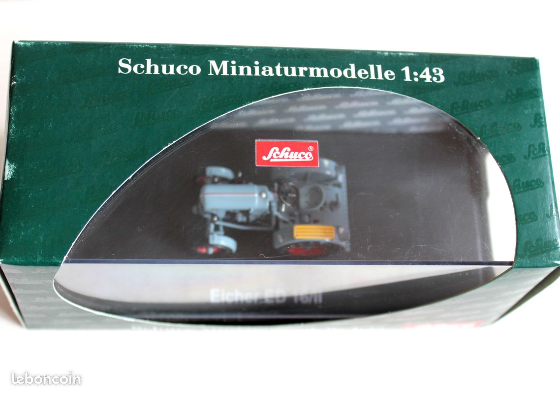 Schuco 1:43 eicher ed 16/ii miniature tracteur agriculture engin agricole, neuf (image 4)