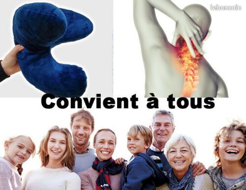 Oreiller coussin de voyage avion voiture my.Pillow cervicales tour de cou +CADEAU (image 2)