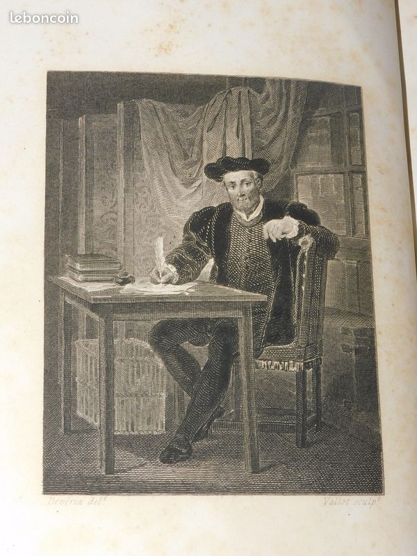 OEUVRES DE RABELAIS EN NEUF VOLUMES, Dalibon 1823 belles reliures gravures Pantagruel Gargantua contes drôlatiques Renaissance (image 5)