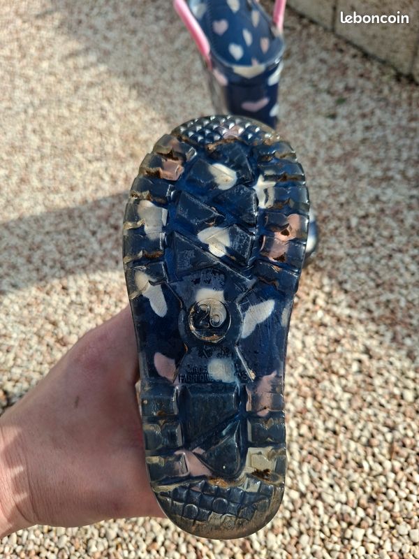 Bottes Fille En Cuir Bleu Daim Avec Fourrure - Taille UK 5 (enfant), M&S, Neuves Avec étiquettes