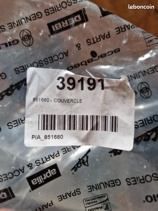 Carénage / Couvercle Aprilia Shiver – Réf. 851660 (image 3)