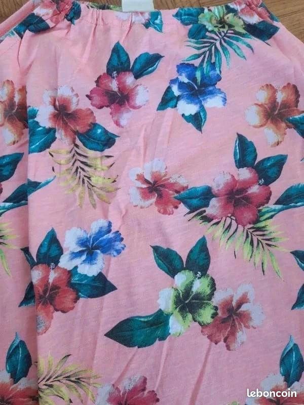 Blouse Zara Imprimé Floral Multicolore - Taille XS - Neuf Avec étiquette