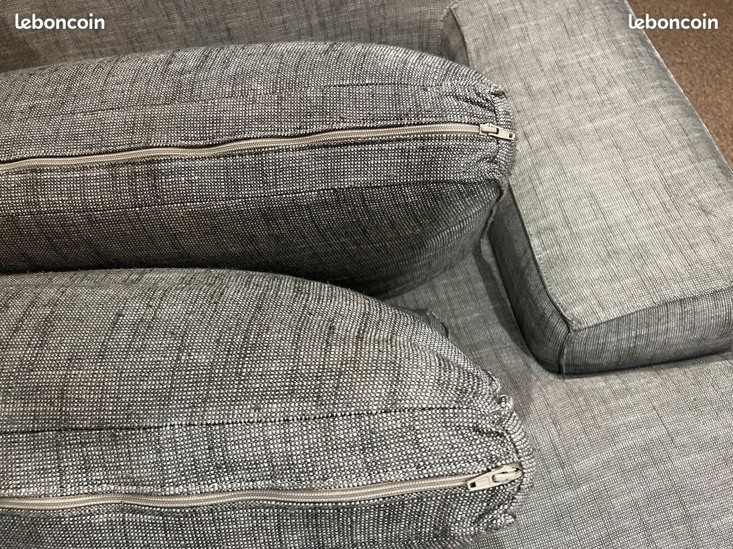 Canapé RocheBobois Playlist gris en Tissu (image 9)