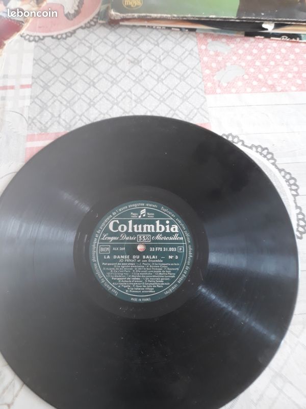 Disque vinyle 33 tours - Danse du balai N° 3 de Jo Privat et son orchestre musette (image 3)