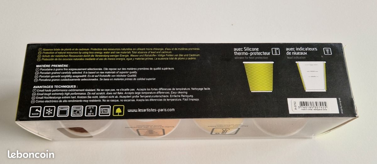 Set de 4 gobelets à café 8cl de couleur (image 6)