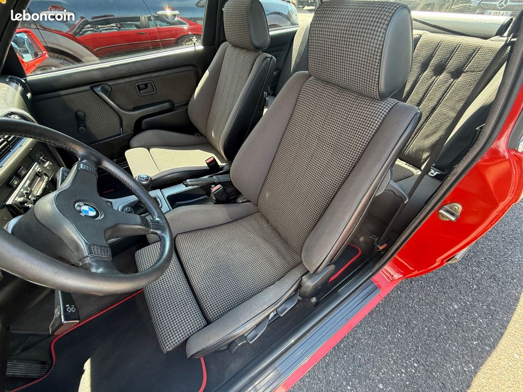 BMW e30 323i M tech 2.3 i 150ch Pont Autobloquant + boite inversée + BBS RM (image 12)