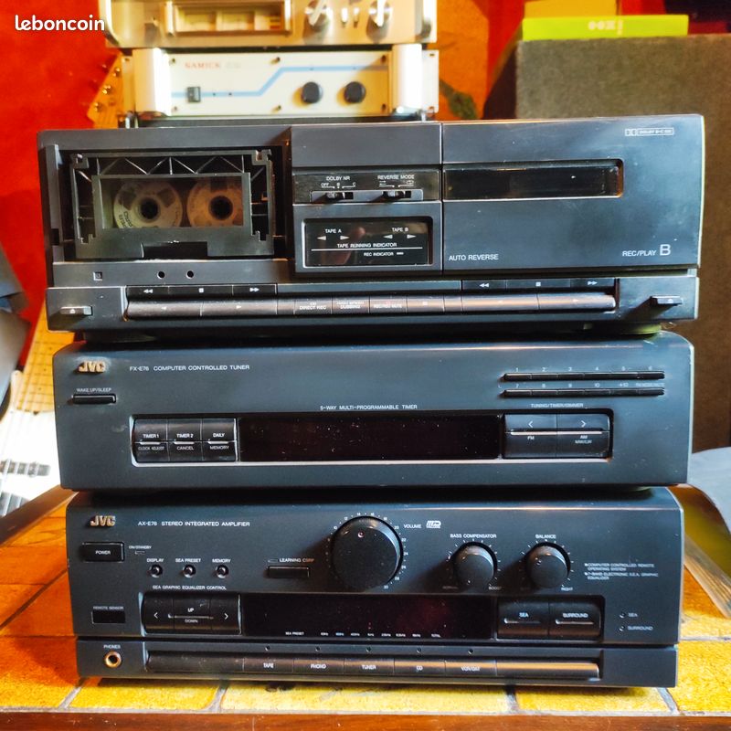 Platine Cassette JVC KD-X2E – Lecteur Magnétophone – Testé Et Fonctionne