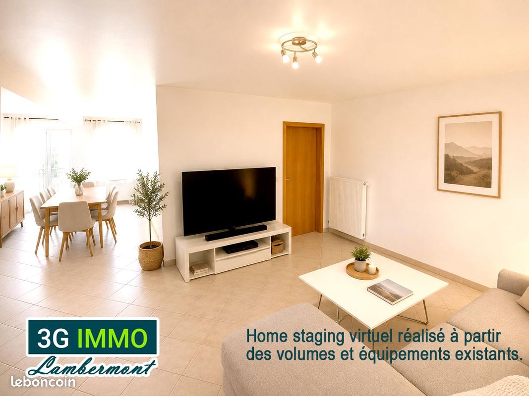 Vente | Appartement | 2p | 1ch | 73.92 m² | Villers-la-Montagne | Balcon (image 2)