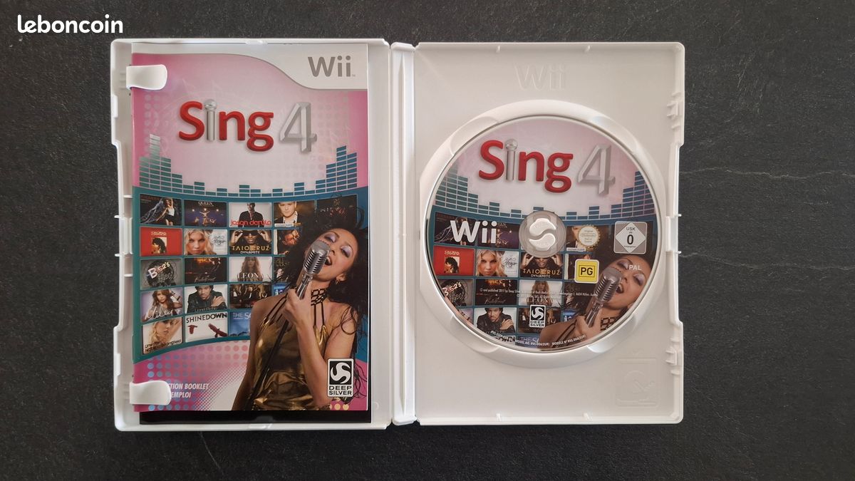 🎤 Jeu Wii Sing 4: The Hits Edition – Karaoké Chant – Party Game – Très bon état (image 2)