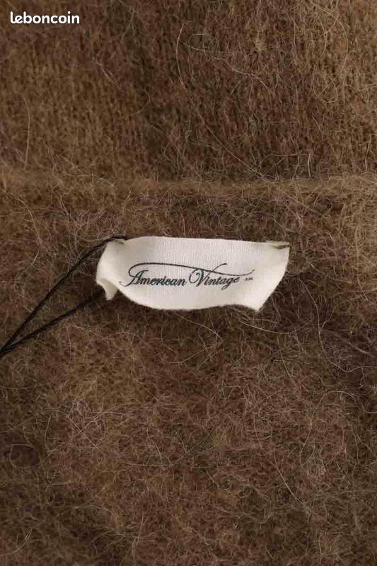 Pull en laine marron - American Vintage (image 5)