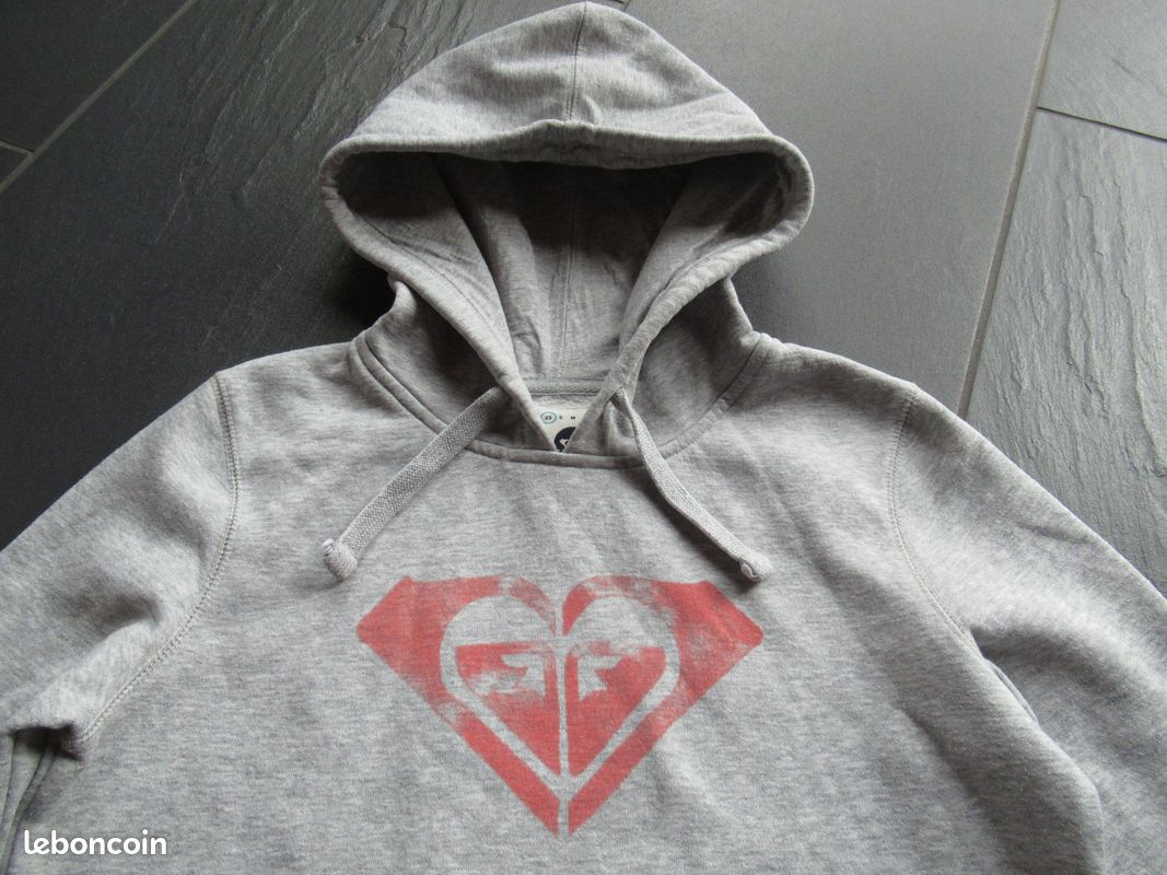 Sweat grande taille Redfield en coton gris avec grand logo poitrine
