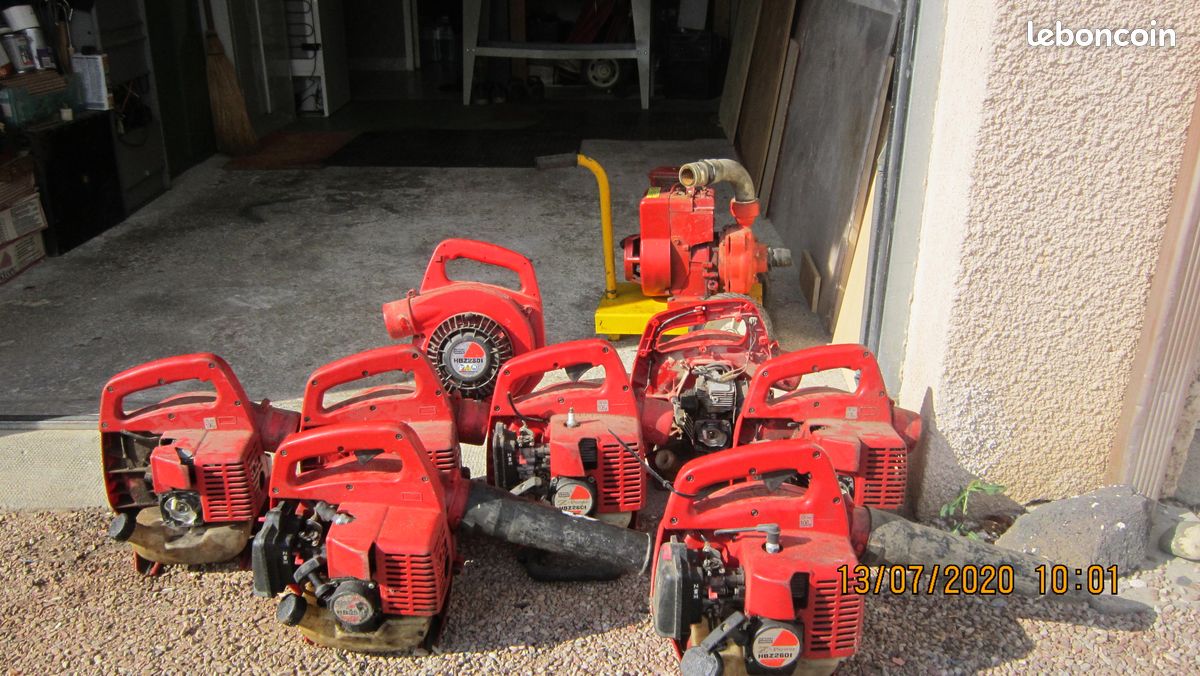 Souffleur zenoah komatsu hbz 2101 et moto pompe moteur bgiggs et strtton (image 1)