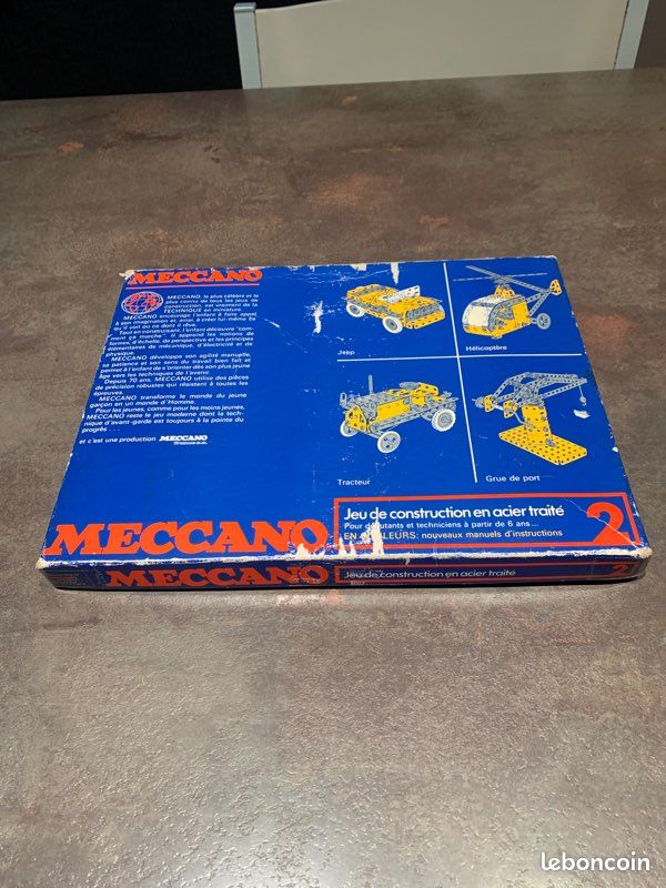 Vieux Moteur Meccano 110V Dans Sa Boîte D'origine - Vintage Pour Collection