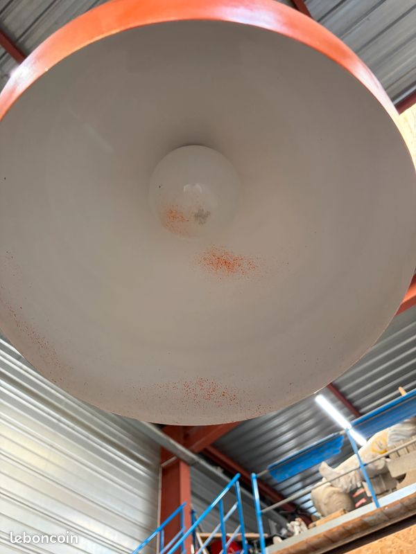 Lampadaire arc orange design vintage 70's (image 4)
