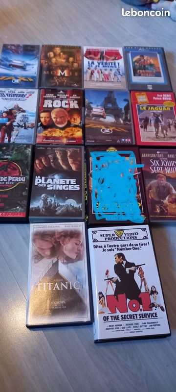 Lot de cassettes films divers (image 1)
