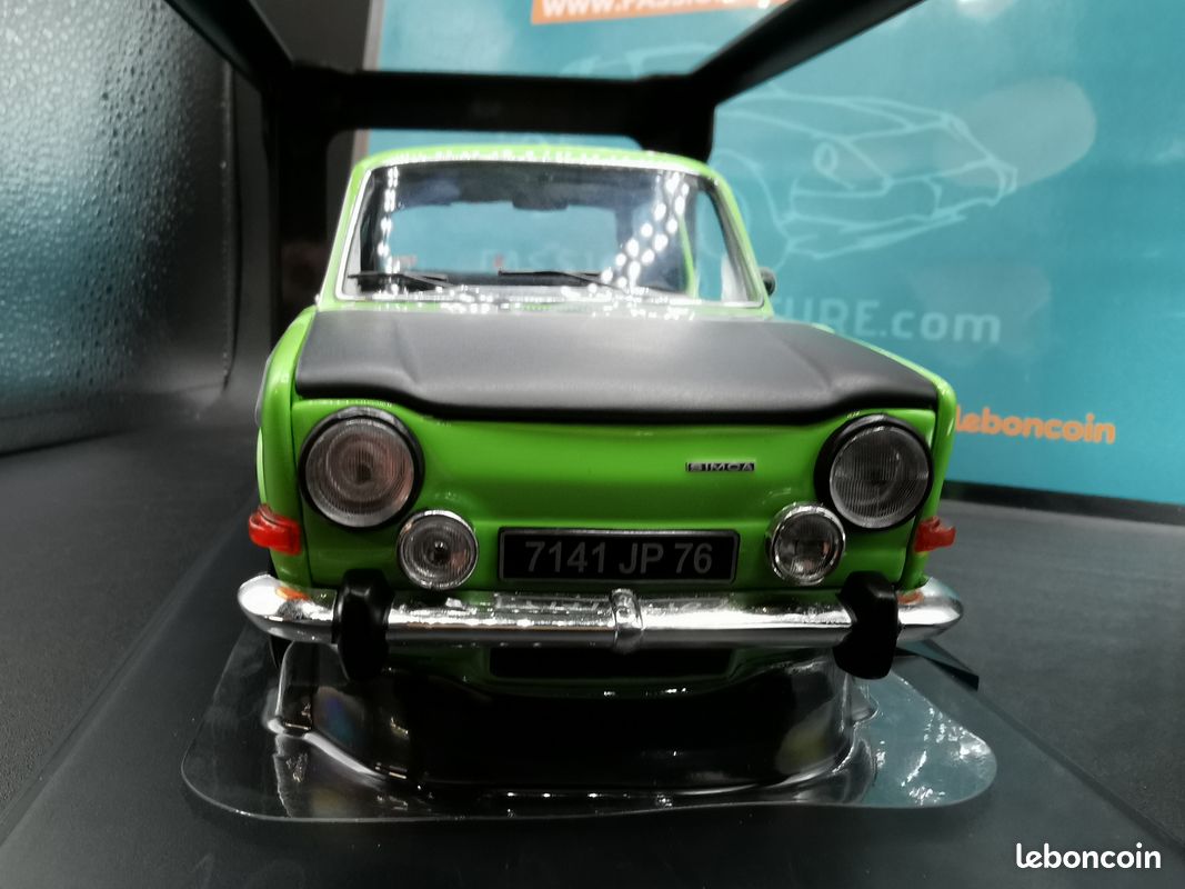 SIMCA 1000 Rallye 2 verte 1976 Serie SIMCA Altaya IXO 1/43