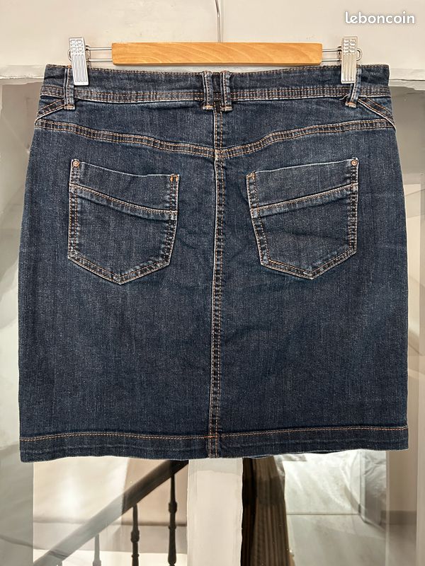 2 mini-jupe jean et velours (image 3)