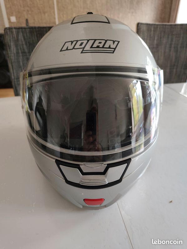 Je vends un casque moto modulable Nolan N91 Classic N-Com, en taille L (environ 59/60 cm) (image 1)