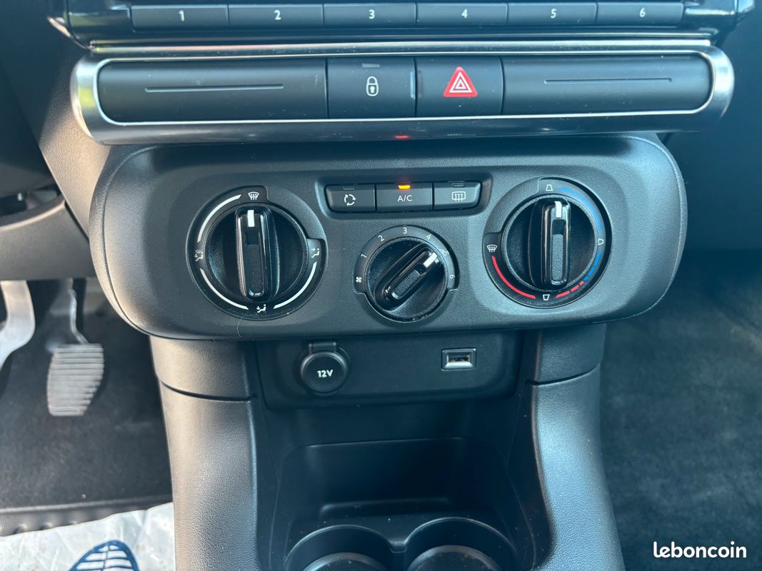 CITROEN C3 VU BlueHDi 100ch Feel / 2 Places / Climatisation / Bluetooth / 2019 / 102 355 kms / 6 658HT (image 8)