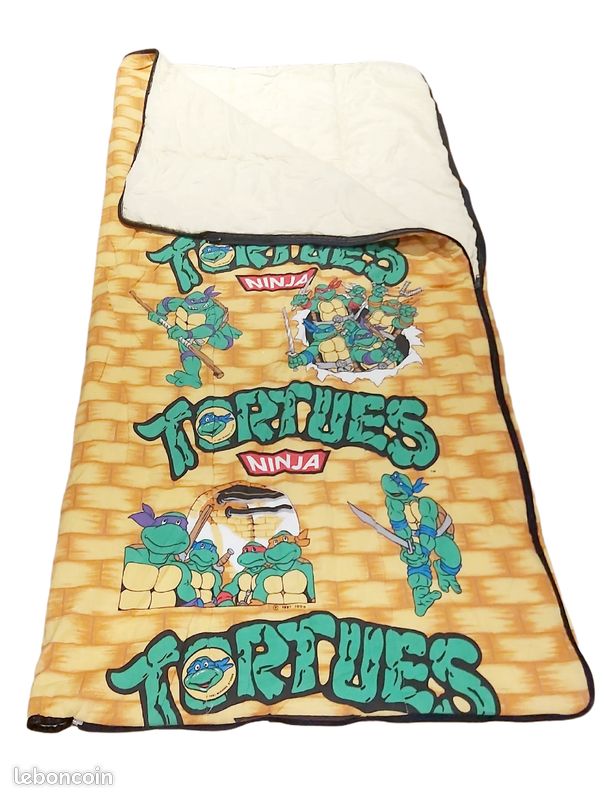 VINTAGE Sac de couchage Teenage Mutant Ninja Turtles TMNT