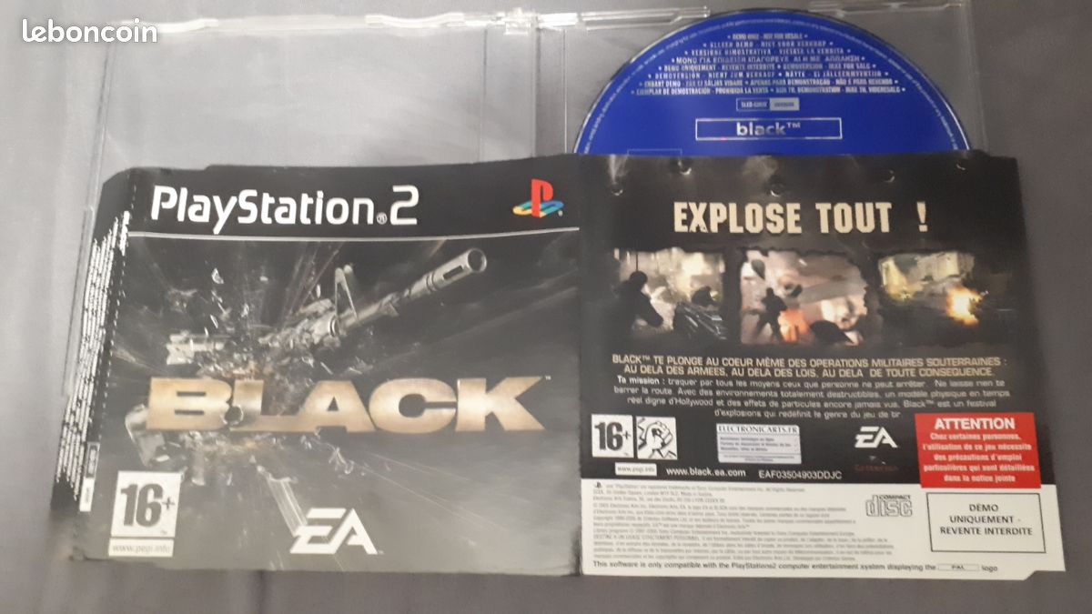 Disque Démo Sony PlayStation 2 PS2 - Action - Édition Collector PAL