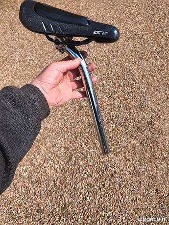 Selle 2 selle de vélo bmx sans rail, avec tige de selle - Sport