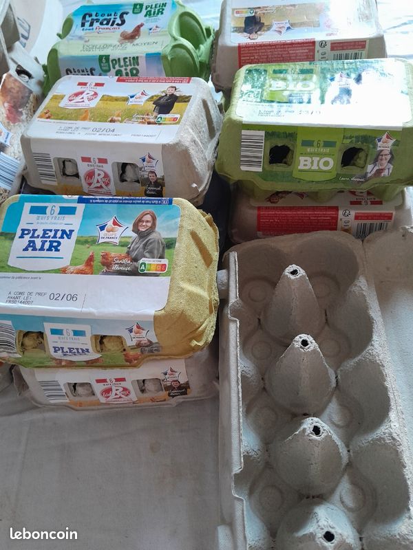Lot d'emballages 16 boîtes à oeufs 3e 🥚 🐔 (image 2)