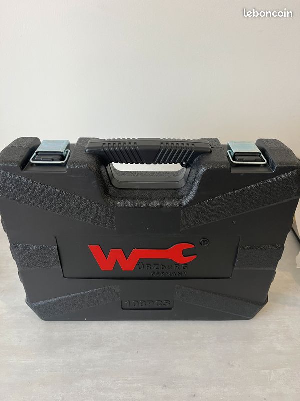 Caisse à Outils Complète en Coffret Douille de 1/4",1/2", CR-V 108 Pièces Coffret de Douille et Embouts avec Clé à Cliquet, Rallonges, Outillage Mécanique pour Réparation Voiture Auto (image 3)
