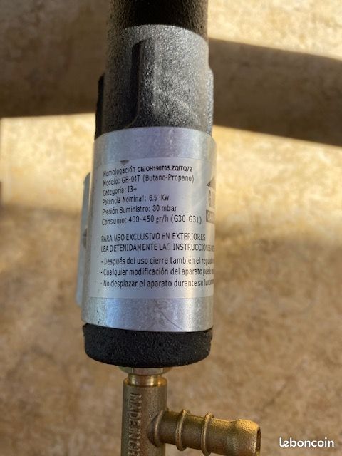 Réchaud à gaz professionnel GARHE 6,5 kW – quasi neuf (image 3)