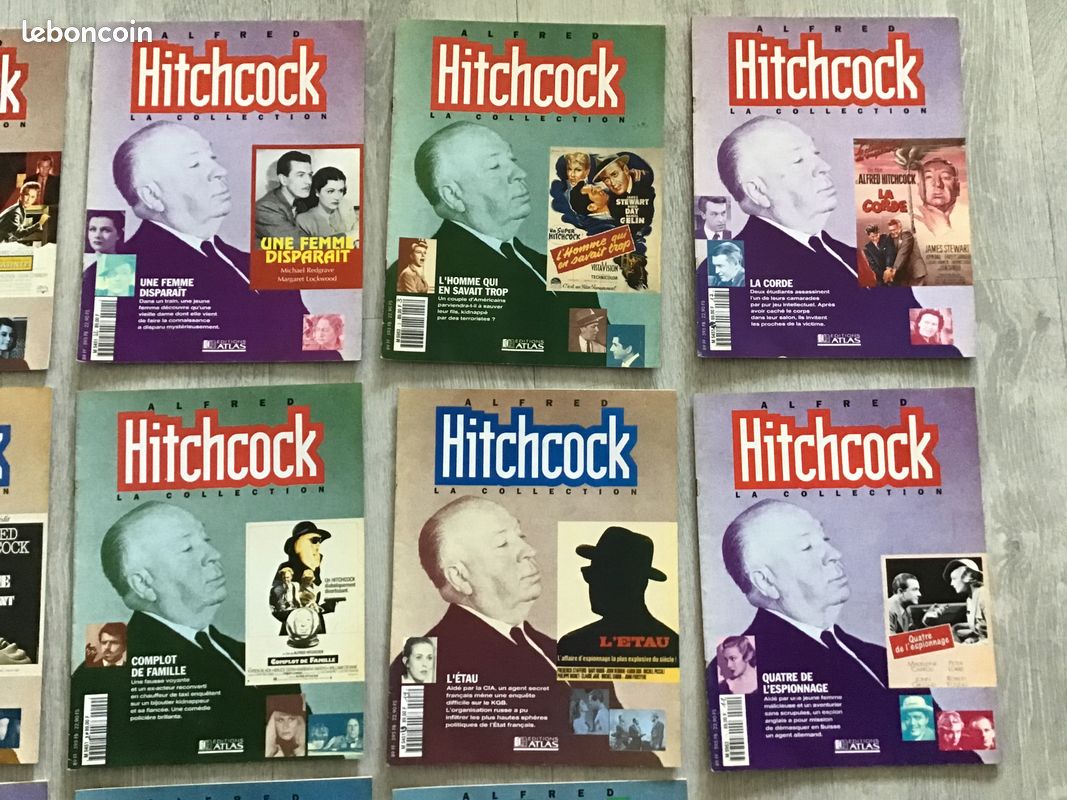 Film Alfred HITCHCOCK, 32 fascicules collection ATLAS (image 2)