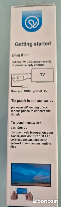 Récepteur d'écran sans fil ExtraStar RKM9 Chromecast AirPlay (image 3)
