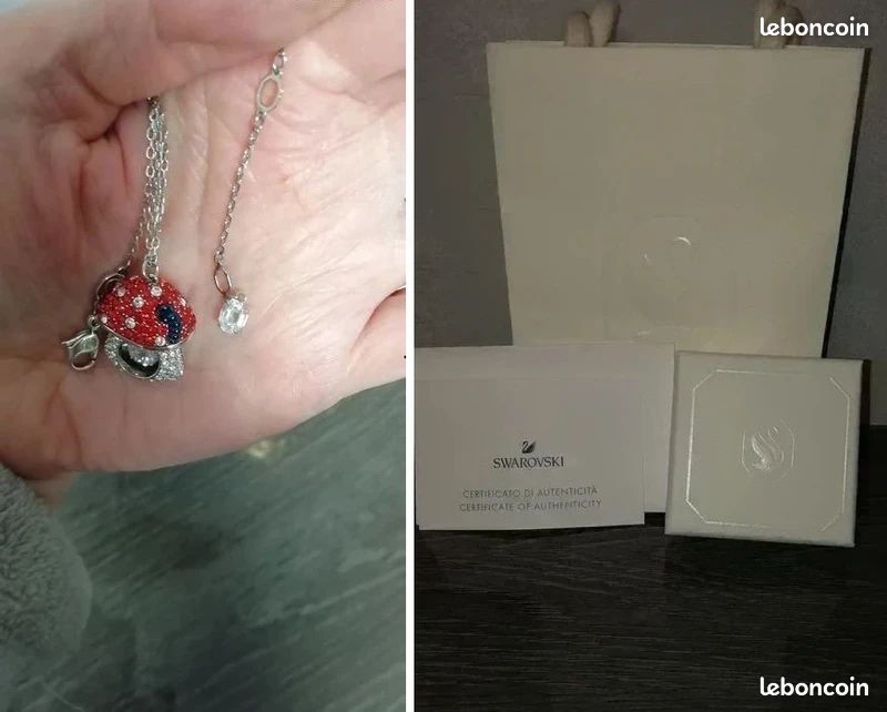 Collier Swarovski đ Alice au pays des merveilles đ Champignon đ (image 3)