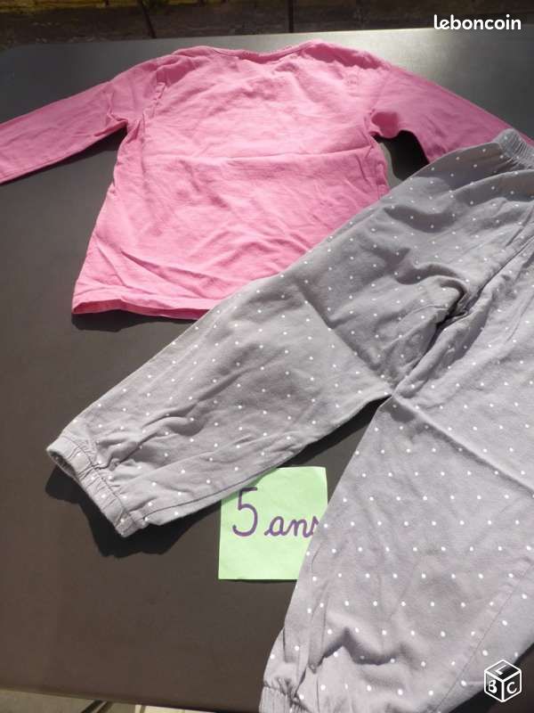 Pyjama léger Hello Kitty 5 ans (K1000) (image 3)