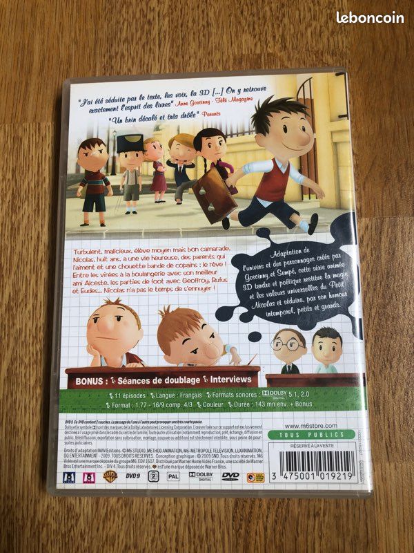 DVD Dessin animé Le Petit Nicolas V1 (image 2)