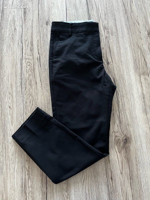 Pantalon droit noir Camaïeu Vêtements