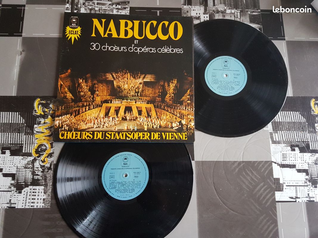 2 Vinyles - Nabucco et 30 choeurs d'Opéras célèbres (image 1)