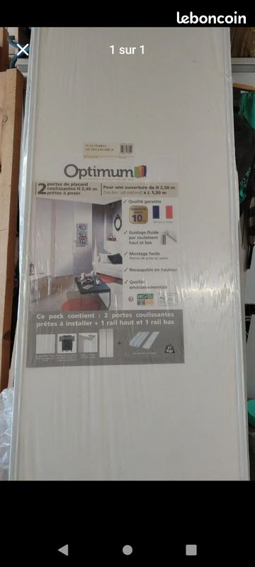 Porte placard / armoire coulissante (image 1)