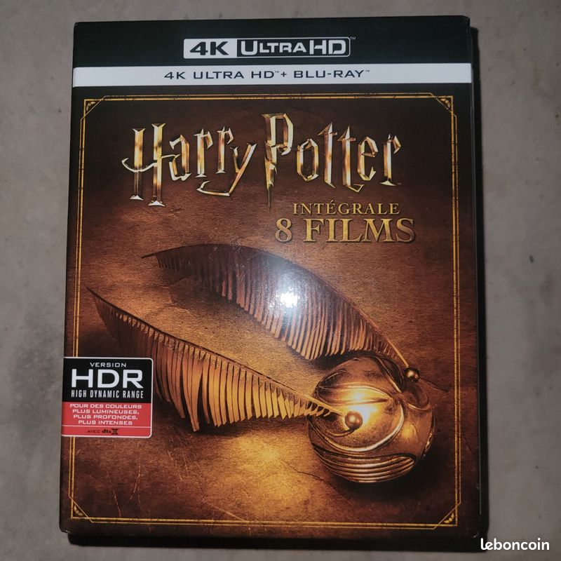 Harry Potter integrale 8 films coffret bluray 4k ultra HD (image 1)