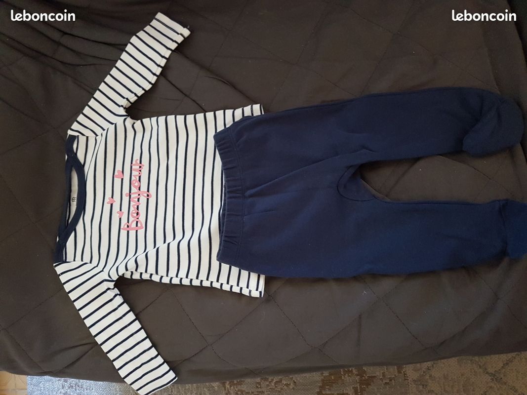 9 mois 4 pyjamas + 3 bodies +1 surpyjamas (image 3)