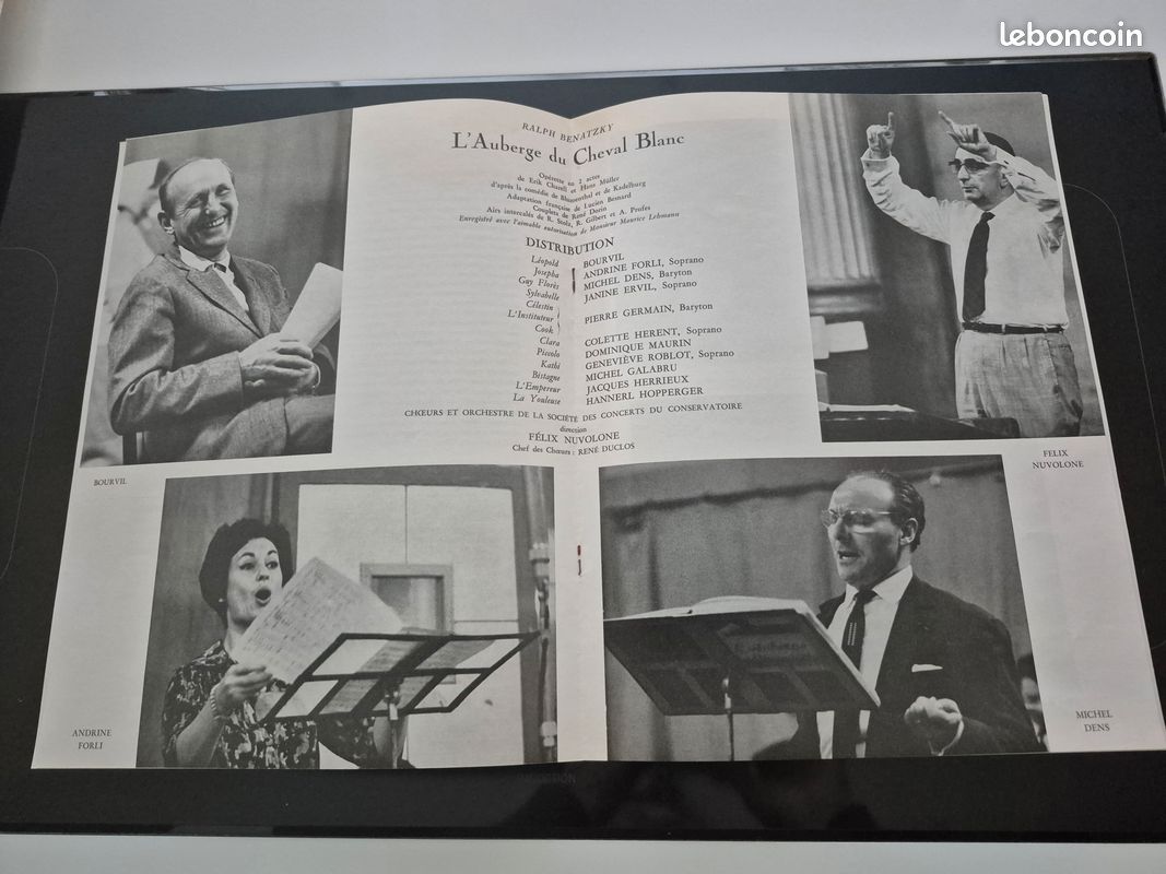 DISQUE VINYLE operette l'auberge du cheval blanc (image 7)